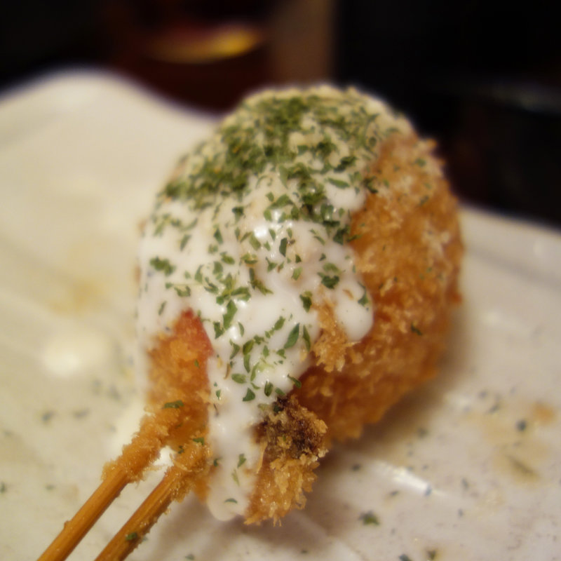 ベーコンエッグ串カツ(ごっつ 本店)