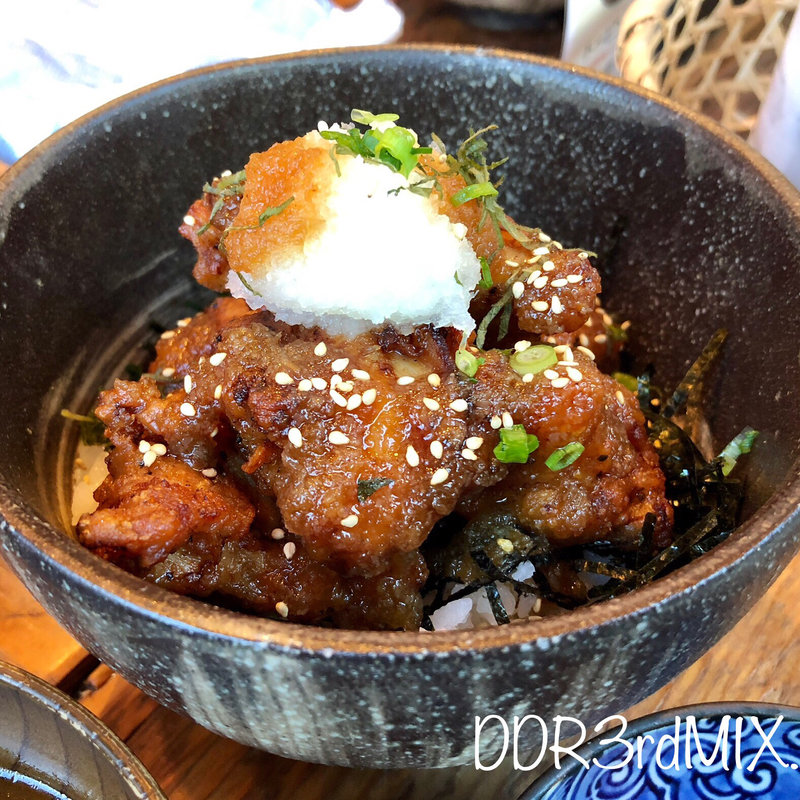 和風みぞれ唐揚げ丼(立って呑む おかだ)