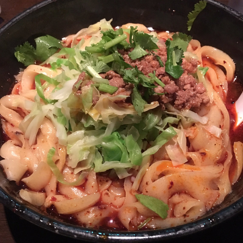 刀削麺セット〜麻辣麺〜(張家 恵比寿店)