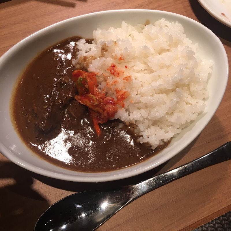 牛タンカレーライス(焼肉居酒屋マルウシミート 田町店)