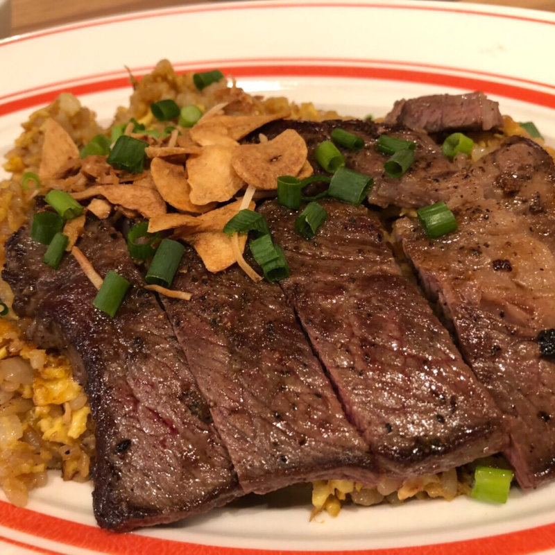 ガーリックライス&ステーキ(Eggs 'n Things 仙台店)