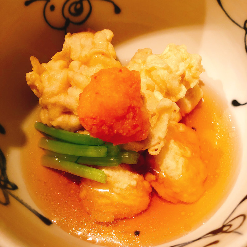 白子と蕪の揚げだし(茶茶花 （チャチャ ハナ）)