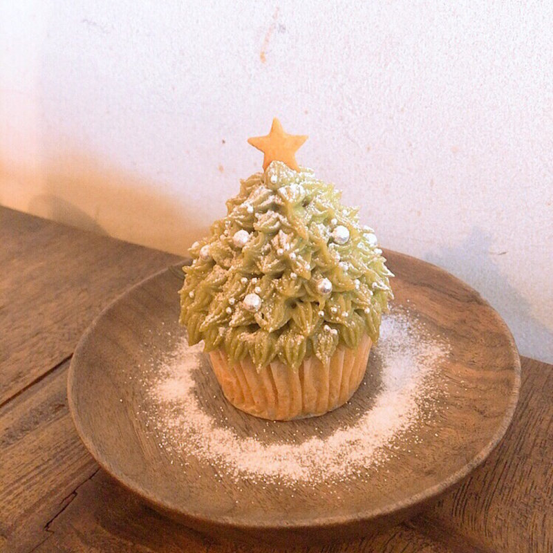 クリスマスツリーマフィン(森森舎 カフェ＆陶芸教室)