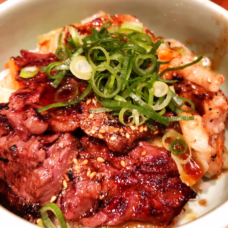 焼肉ホルモン丼(焼肉の松屋　 新大阪店 )