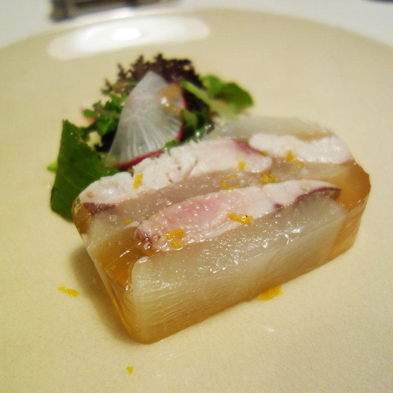 鰤と大根のテリーヌ(ビストロ アンヴェール)