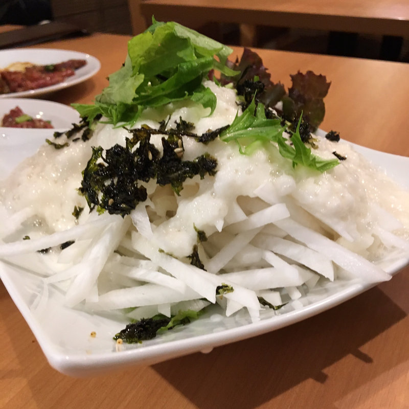 大根サラダ(焼肉食堂 はな牛)
