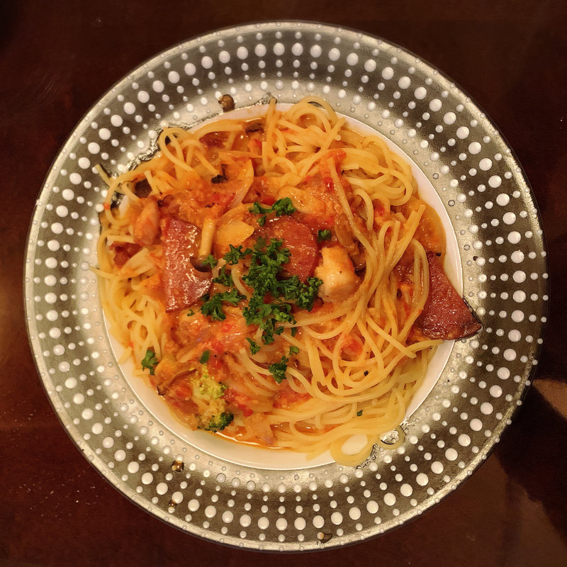 若鶏と季節野菜のトマクリジンジャー(KURA 中目黒店 （クラ）)