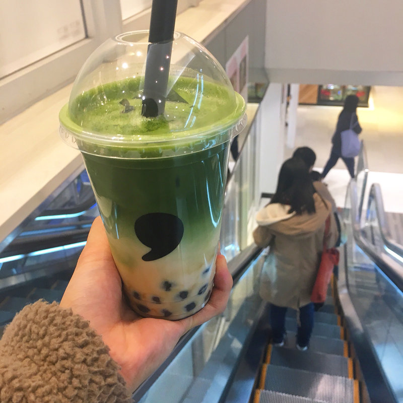 宇治抹茶ラテ(Comma Tea)