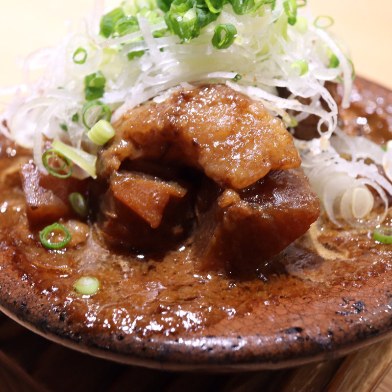 極旨!!和牛すじ土手煮込み(天ぷら串 山本家)