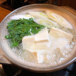 湯豆腐(志婦や(しぶや))