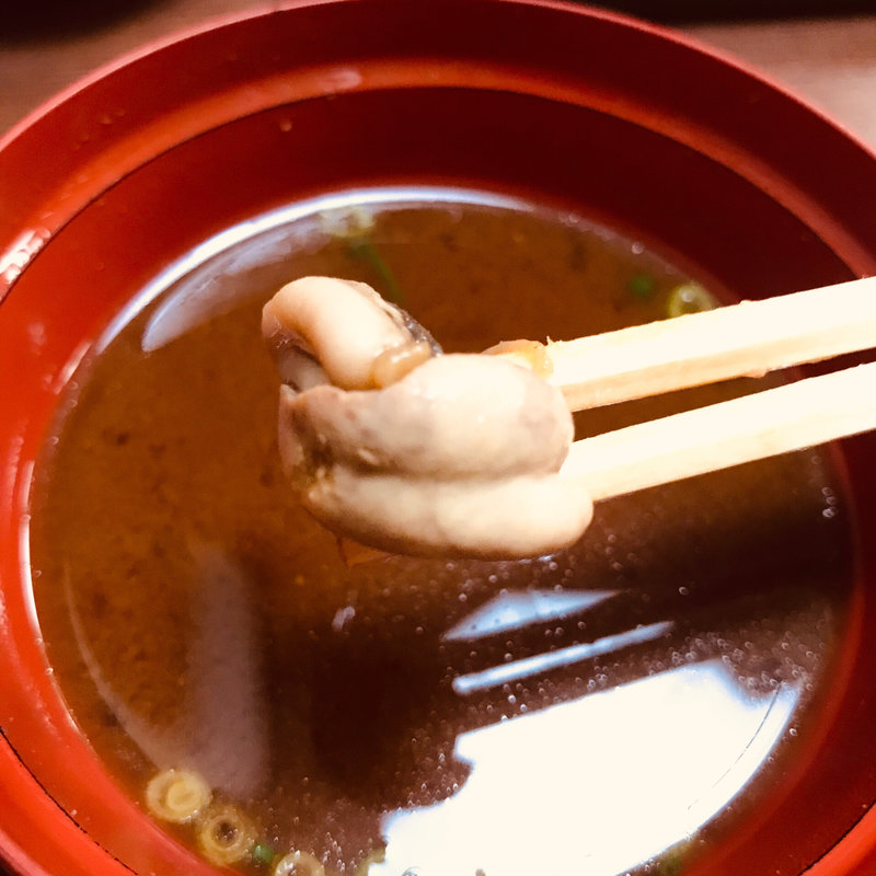 肝入赤だし(高嶋家)