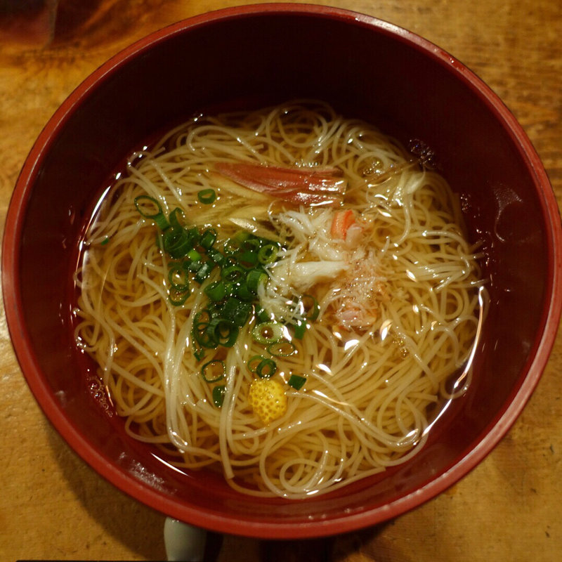 カニ入りそうめん(こなから本店)