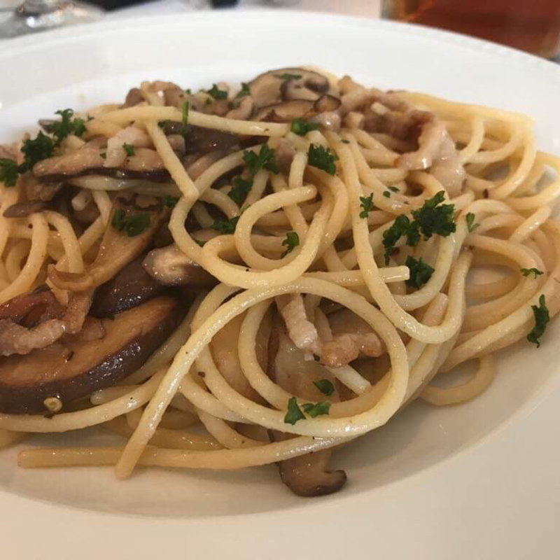 魔法のキノコスパゲッティ(田園調布シークレットパスタ会)