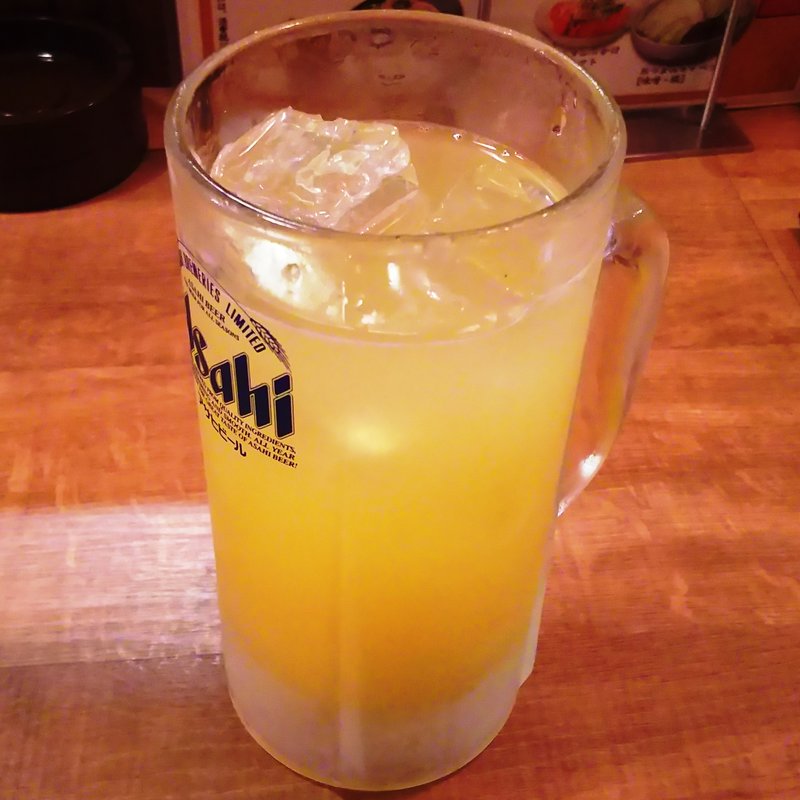 シークワーサーサワー（大ジョッキ）(とんちゃん 川崎店)