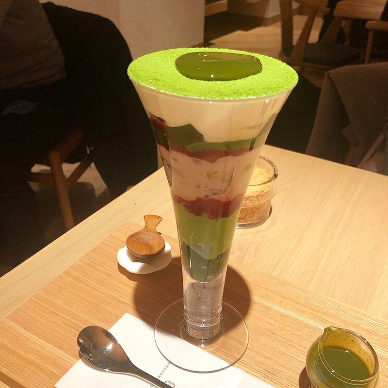 抹茶パフェ(吉祥菓寮京都四条店)