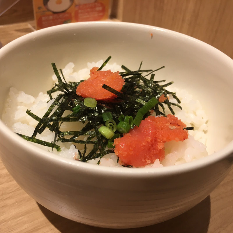 辛子明太子ごはん(ラーメン海鳴 名古屋駅麺通り店)