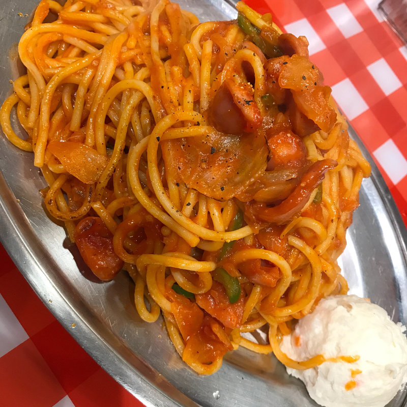 ナポリタンポテサラ(スパゲッティーのパンチョ 吉祥寺店)