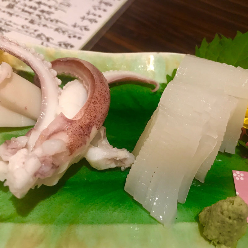 イカの刺身(山葵)