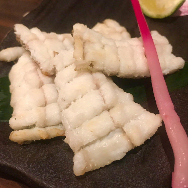 穴子の白焼き(山葵)