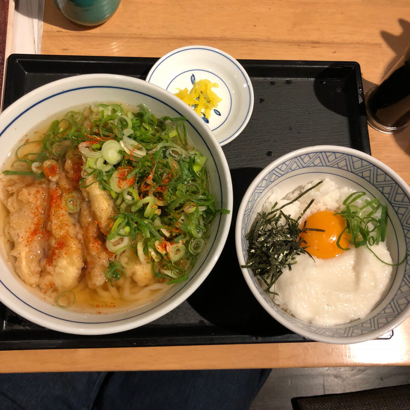 山かけ丼セット(ウエスト舞松原店(うどん))