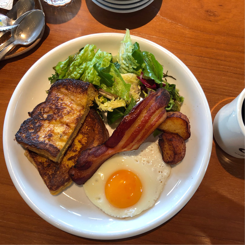 フレンチトースト モーニング(Q CAFE by RoyalGardenCafe)