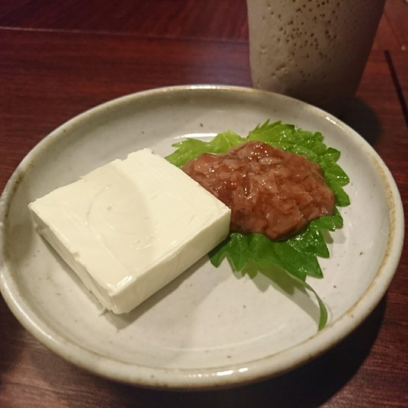 酒盗とクリームチーズ(行雲)