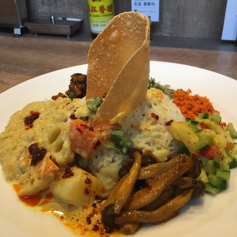 スリランカカレープレート(大陸バル 隆麺)