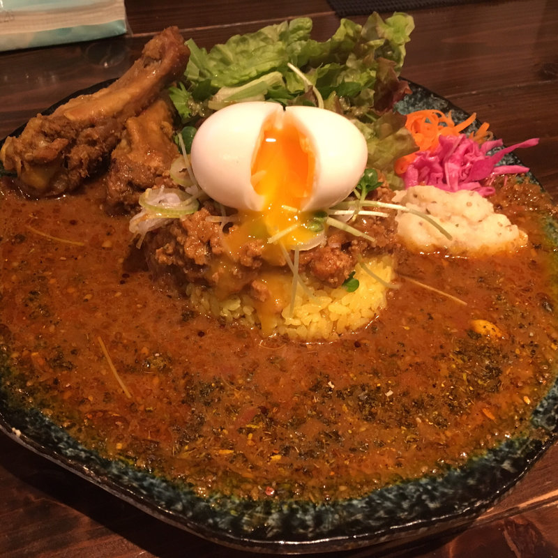 チキンカレー+ミニキーマ(アンディーカリー （ANDY CURRY）)