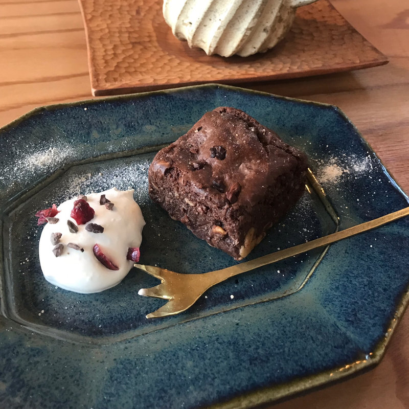 豆腐のガトーショコラ(kokage cafe)