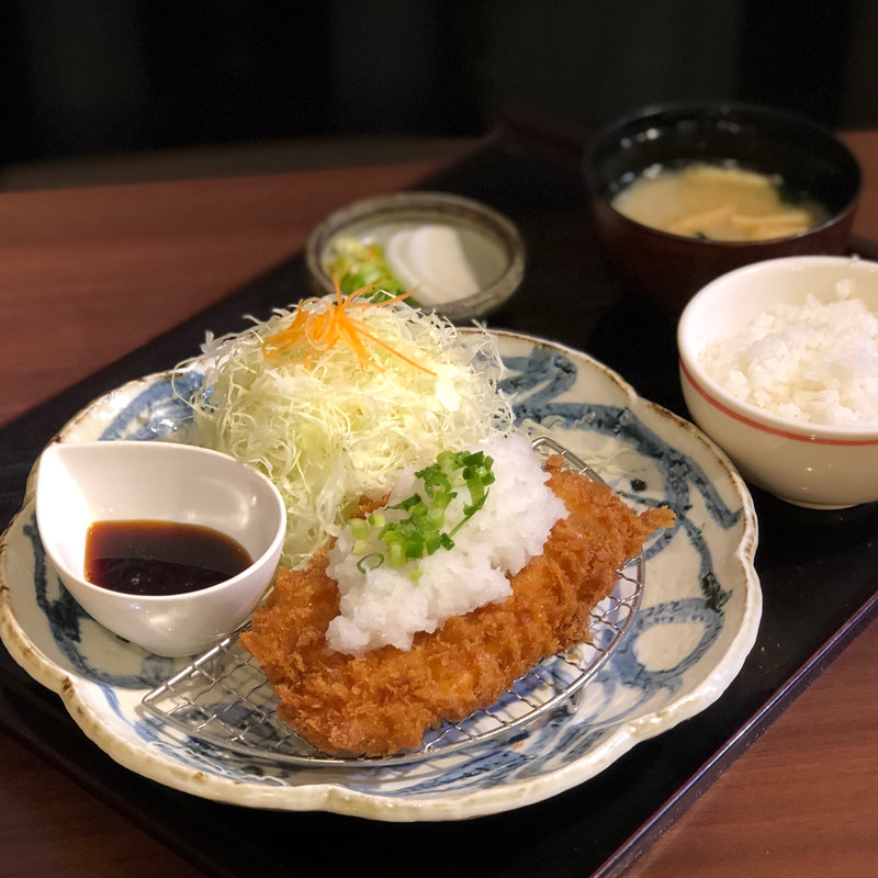 本日のおすすめランチ おろしかつ定食(とんかつ　かつ源 若槻店 )