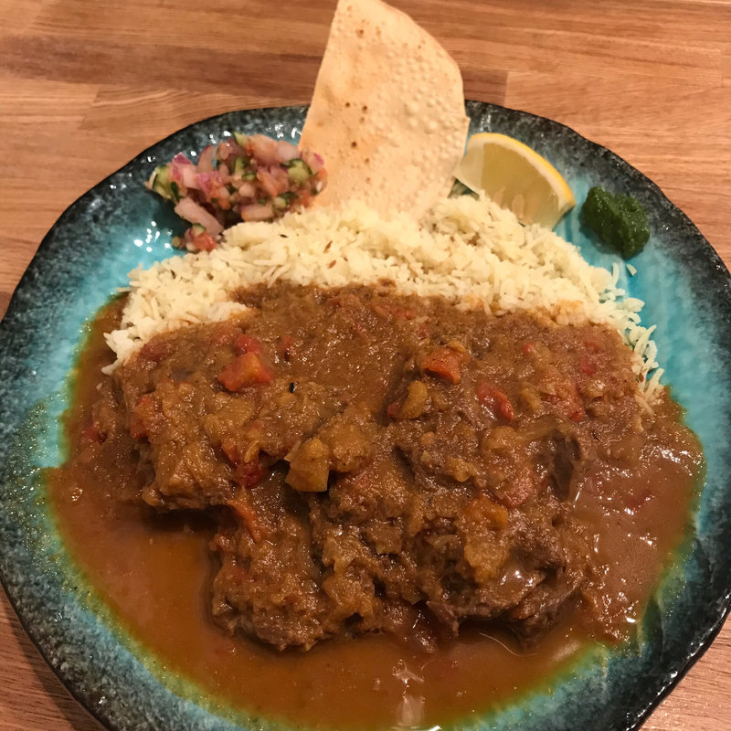 エゾ鹿の煮込みカレー(三宿スパイスカレー ガネック)