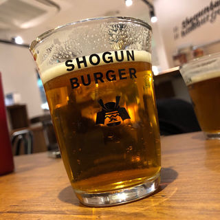 ブルックリンラガー ハーフパイント(SHOGUN BURGER 新宿1号店)