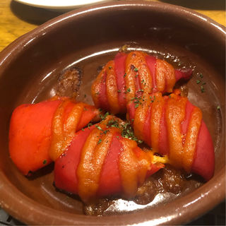 鱈を詰めた赤ピーマンのグラタン(Bar de España Mon （モン）)
