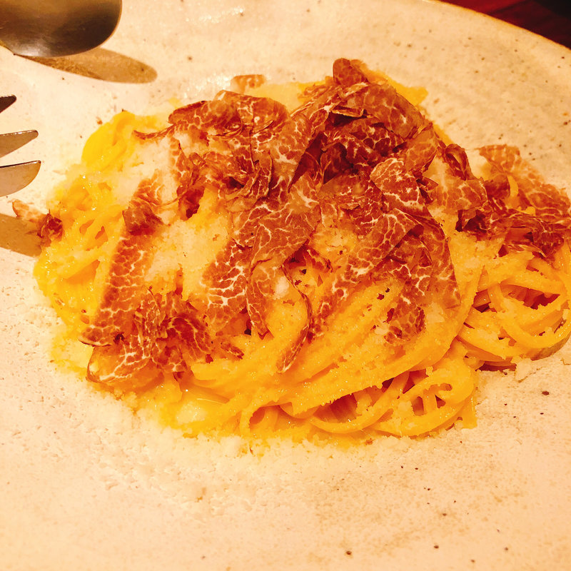 たっぷり冬トリュフのタヤリン(オトナノイザカヤ中戸川)