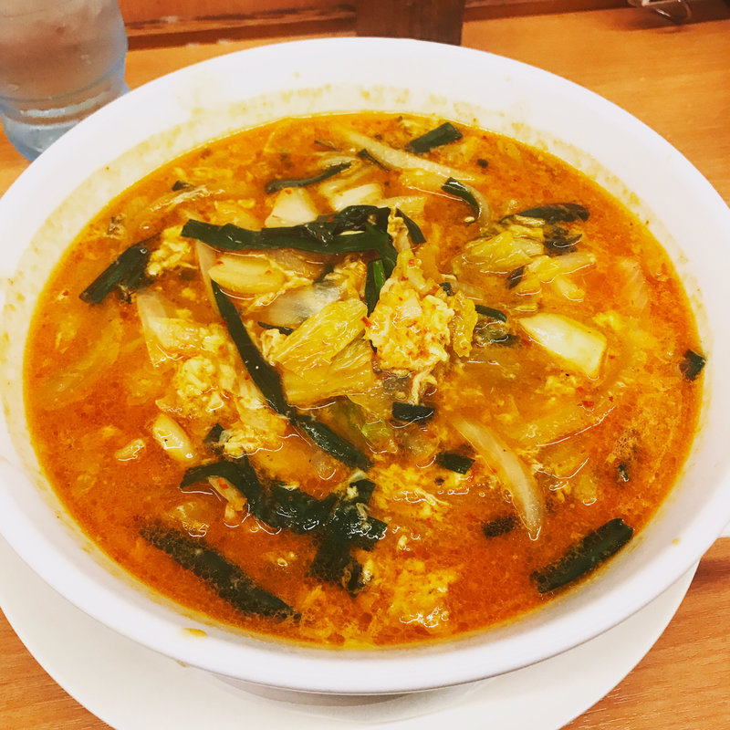 チゲ味噌ラーメン(日高屋 綾瀬リエッタ店)