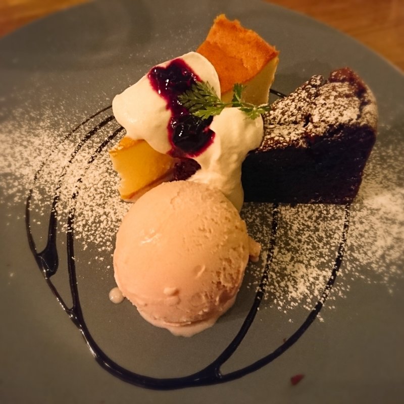 ケーキセット(Caffe GIUSTO)