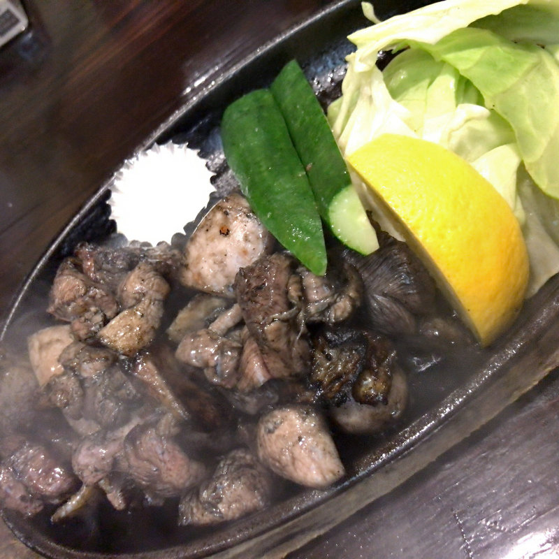 地鶏炭火塩焼き(魚山亭 渋谷店)