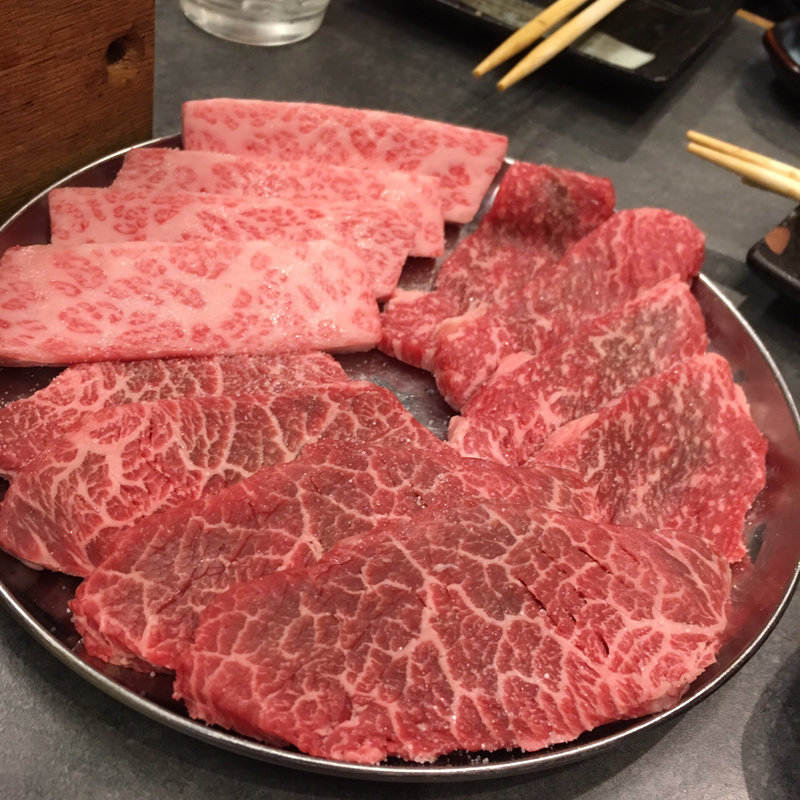 正肉盛り合わせ(ハモ肉)