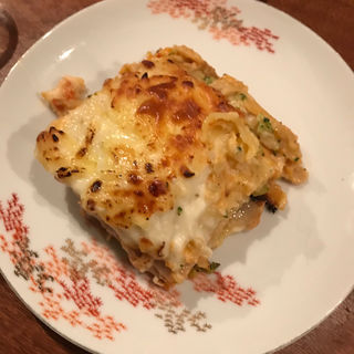 海老と野菜のラザニア