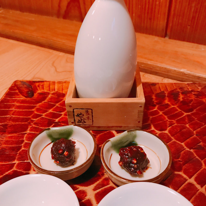 日本酒(蕎麦味噌付き)(並木藪蕎麦)