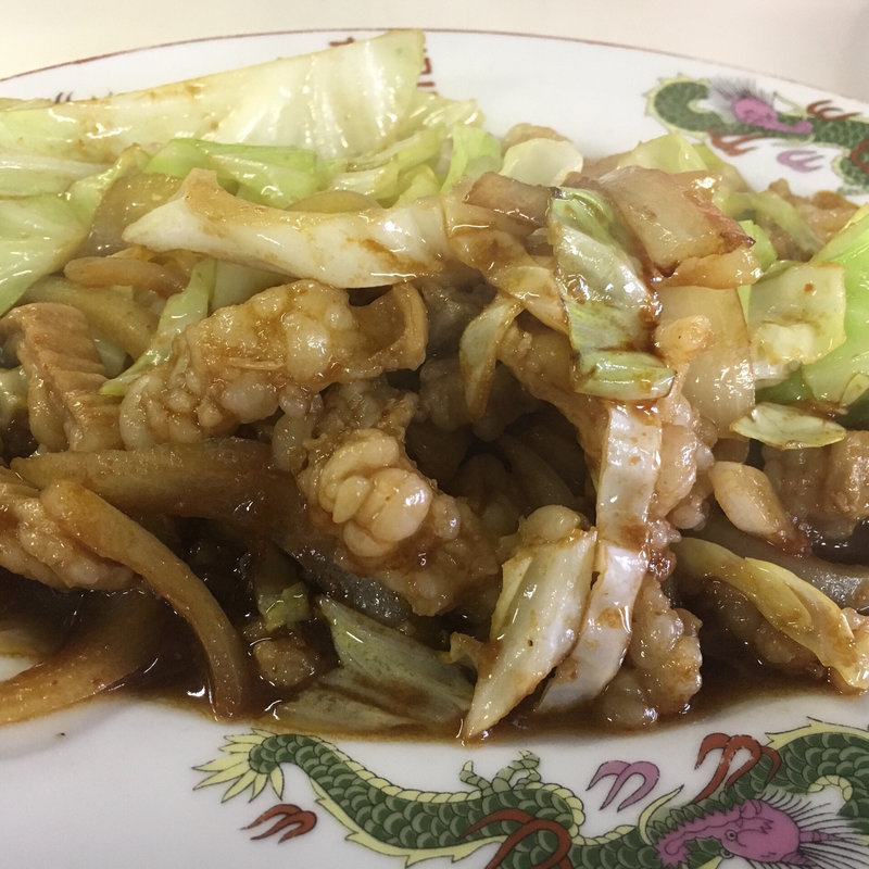 ホルモン炒め(須恵三洋軒)