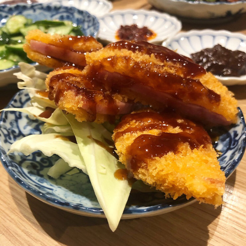 ハムカツ(餃子ノ酒場いちゃん)
