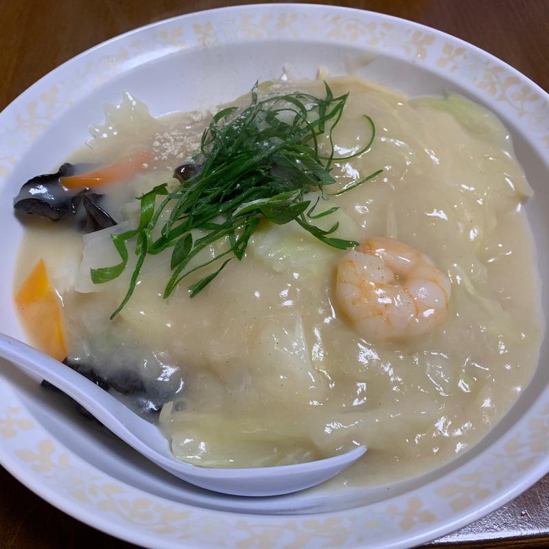 五目白湯あん(レギュラー)(ミスター天津飯)