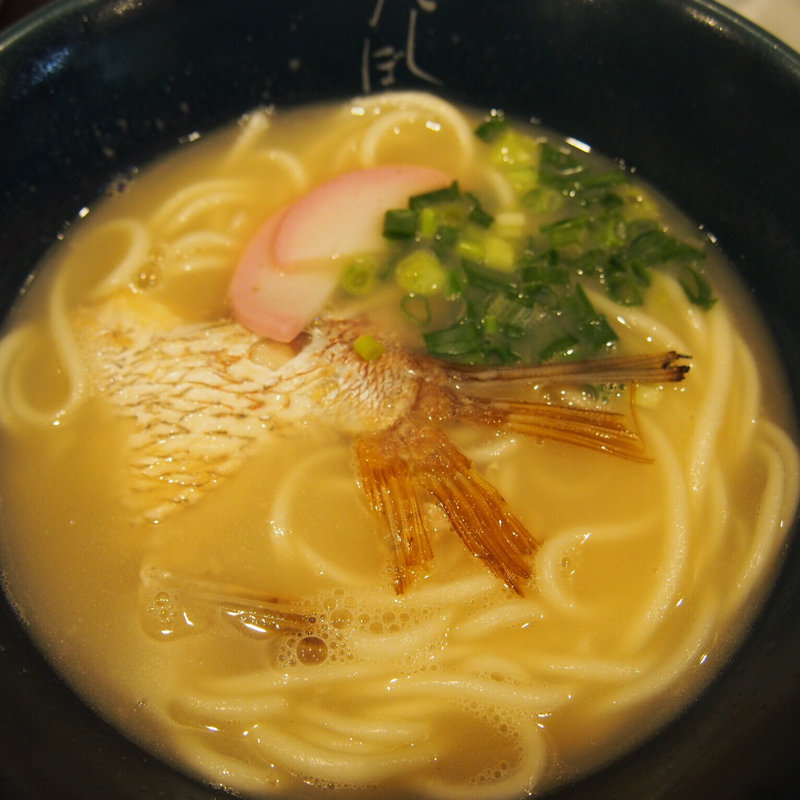 長崎鯛だしうどん(五島うどん居酒屋 だしぼんず)