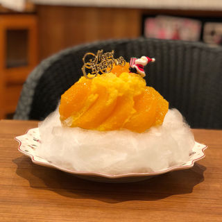 紅マドンナのかき氷(クリスマスver.)(café SabuHiro)