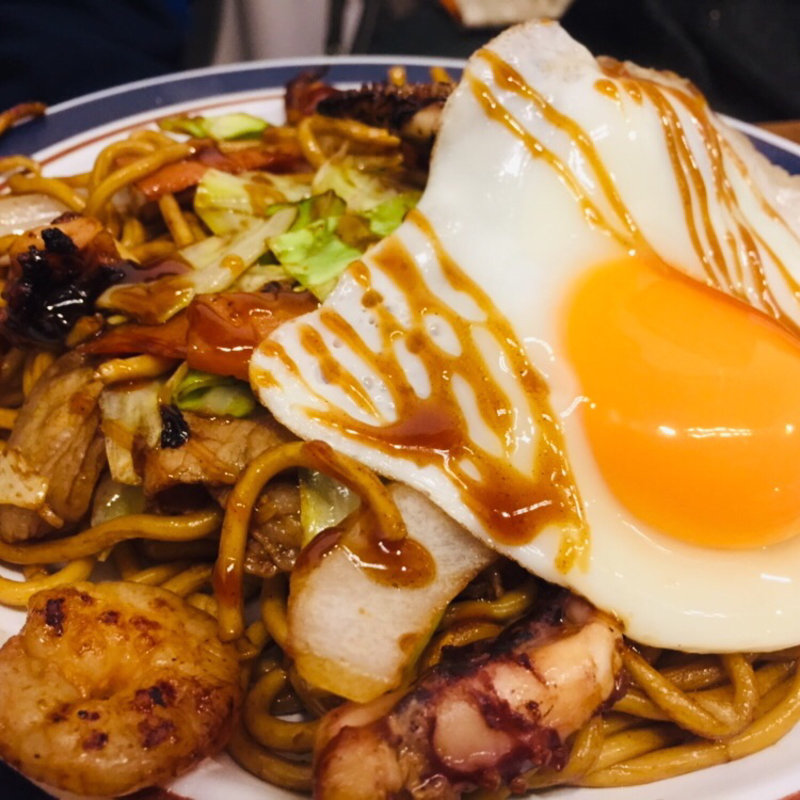 やきそば(満月のお好み焼)