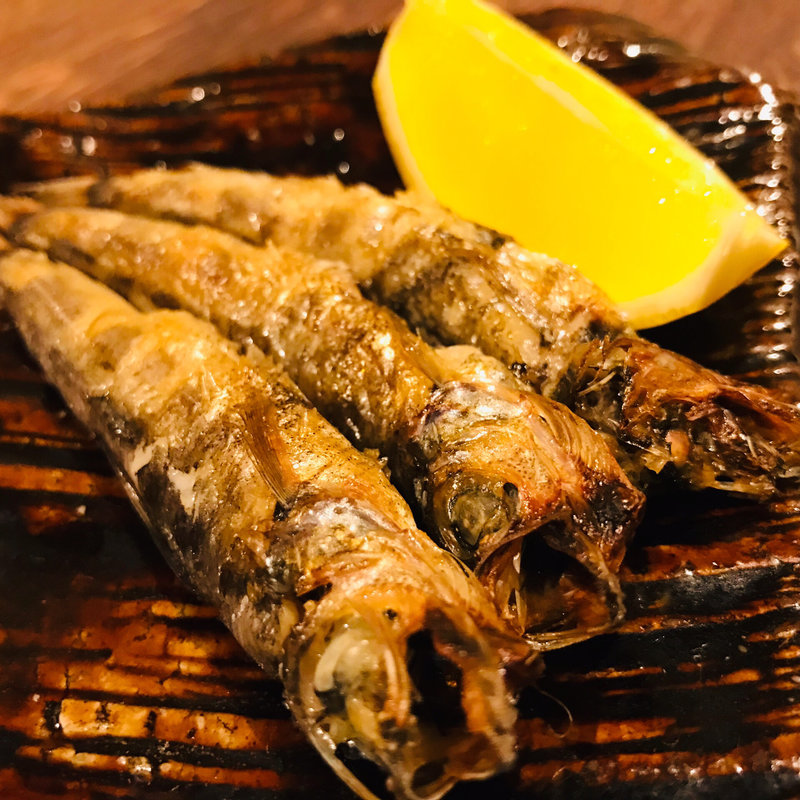 焼きメヒカリ(つじ田)