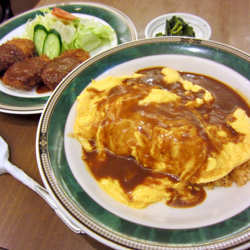 特製オムライスセット(庄屋)