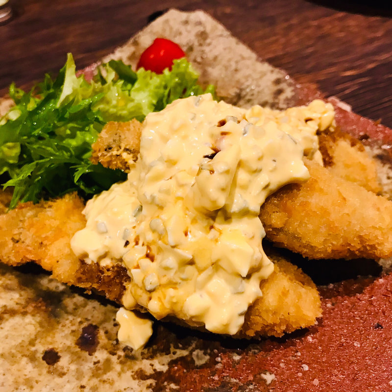 仙鳳趾牡蠣フライ(つじ田)