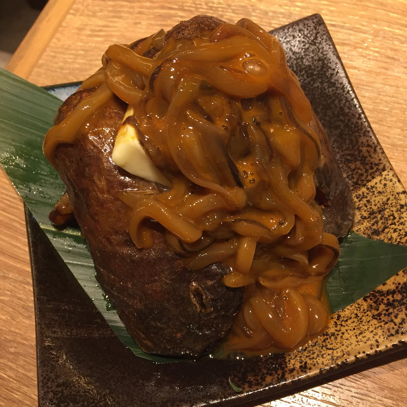 塩辛じゃがバター(肉汁餃子のダンダダン 池袋西口店)